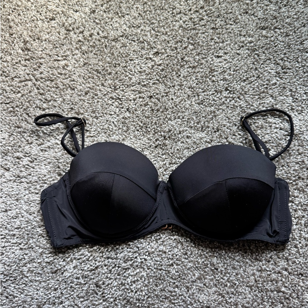 Black padded bikini top